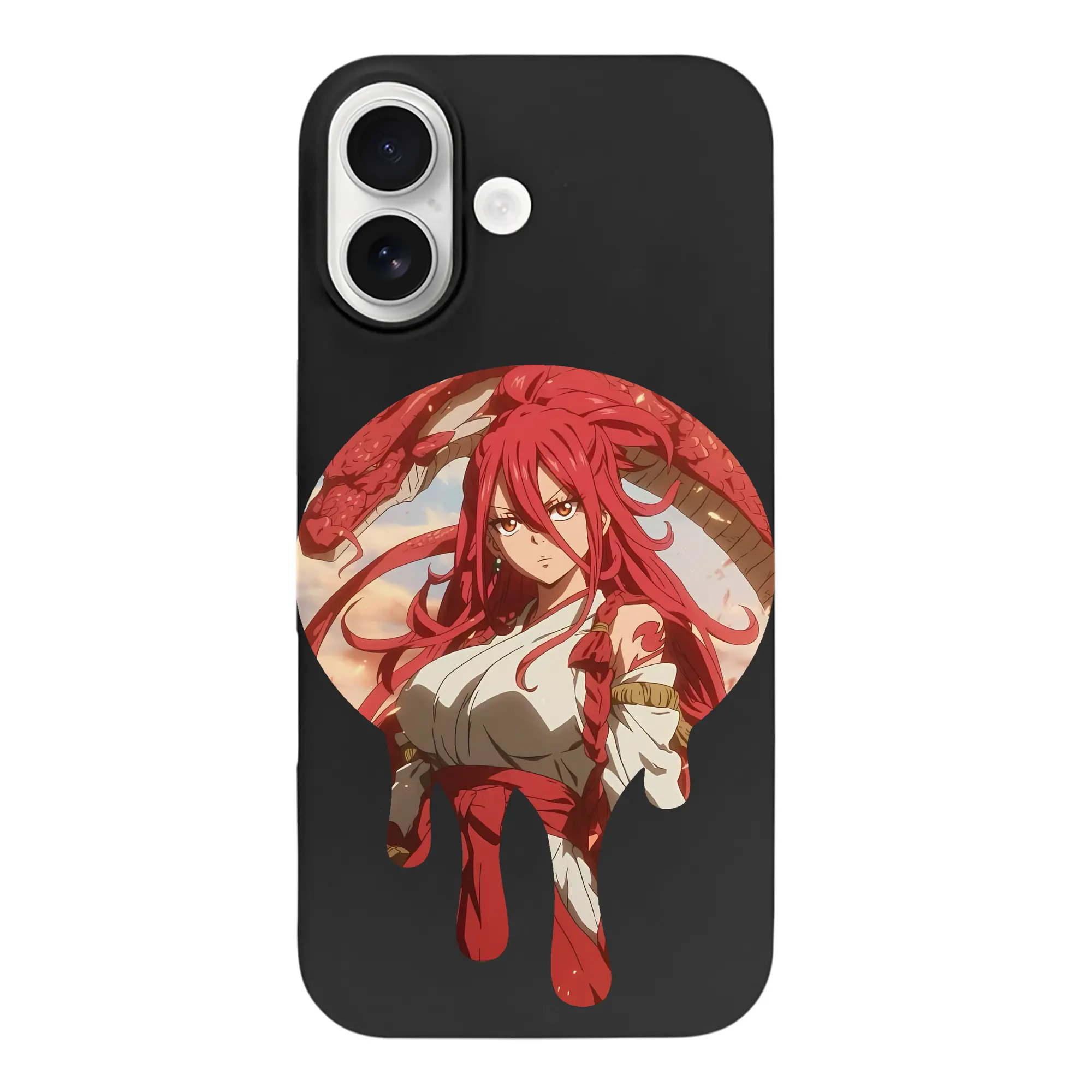 フェアリーテイル グッズ エルザ・スカーレット - iPhone 17 シリーズ シリコンケース 薄型 耐衝撃 指紋防止 ソフトタッチカバー 精密フィット 傷防止 保護ケース iPhone 17/17 Air/17 Pro/17 Pro Max 対応